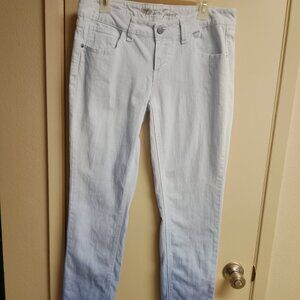 Women's Jrs Y2K Wet Seal Purple Ombre Low Rise Skinny Jeans Size 9